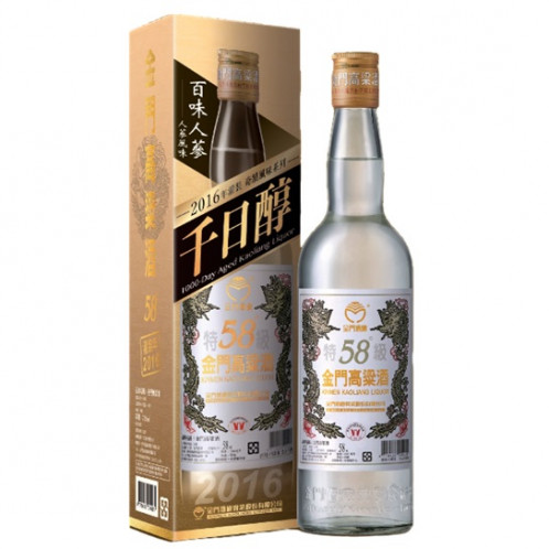 金門酒廠 - 千日醇百味人蔘58%金門高粱酒 (2016裝瓶)