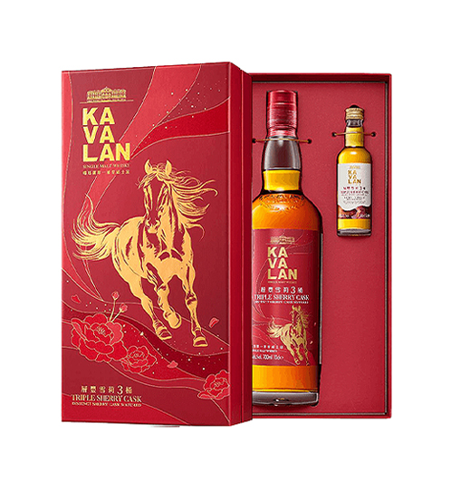 噶瑪蘭 馬年 層豐雪莉三桶 單一麥芽威士忌 禮盒