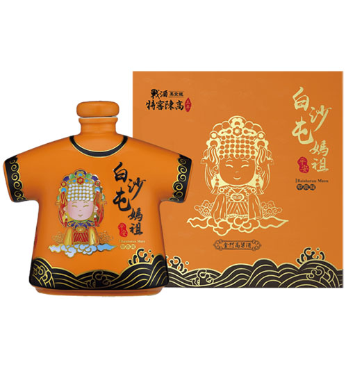 金門高粱戰酒 - 三年特窖黑金龍 甲辰龍白沙屯媽祖紀念版 