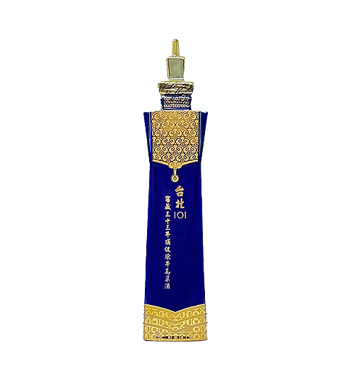 台北101紀念酒 龍膽藍瓶