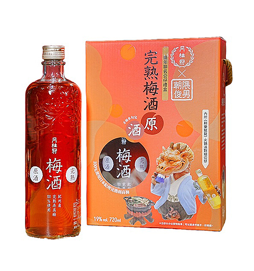月桂冠 完熟梅酒 朝隈俊男龍年 英雄匠人聯名公仔禮盒