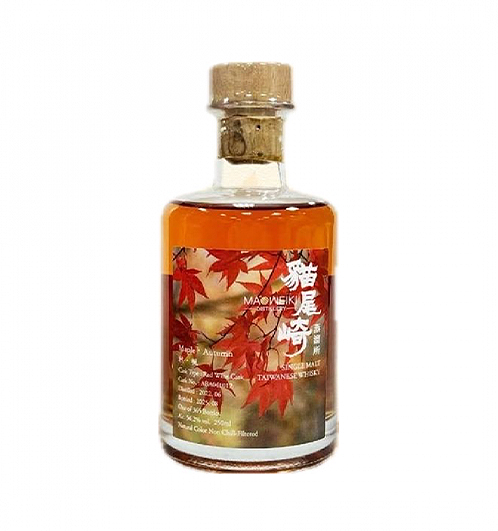 貓尾崎 秋楓 紅酒桶 0.25L 單一麥芽威士忌